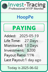 Monitored by Invest-Tracing.com HYIP Monitor-Invest-Tracing.com