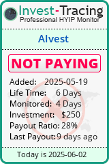 Monitored by Invest-Tracing.com HYIP Monitor-Invest-Tracing.com