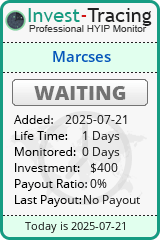 Monitored by Invest-Tracing.com HYIP Monitor-Invest-Tracing.com