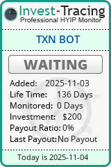 HYIP Monitor-Invest-Tracing.com