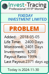 HYIP Monitor-Invest-Tracing.com
